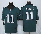 Nike Limited Philadelphia Eagles #11 Carson Wentz Midnight Green Team Color Men's Stitched NFL Jersey,baseball caps,new era cap wholesale,wholesale hats